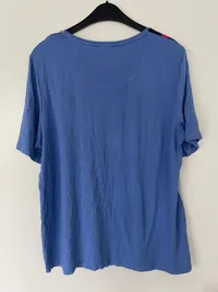 Barbara Lebek Damen T-Shirt Blumenmuster Mehrfarbig Gr. 44/XXL Casual 2