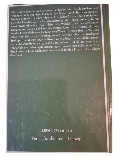 BuchVerlag Pilzsammeln Hobbybuch Pilze sammeln Rezepte Natur Garten