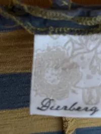 Deerberg Freizeitkleid Damen gestreift Baumwolle Midikleid Gr. 40 L 5