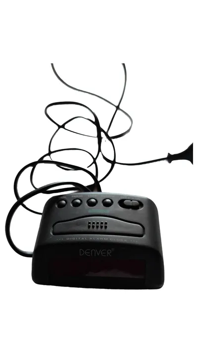 Denver EC-25 Digitaler Wecker Schwarz Basic Snooze Uhr