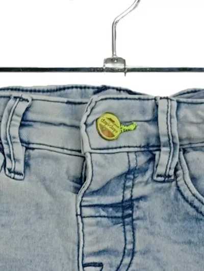 DOPO DOPO Jeans Shorts Kinder Gr. 116 Blau Casual Baumwolle Uni