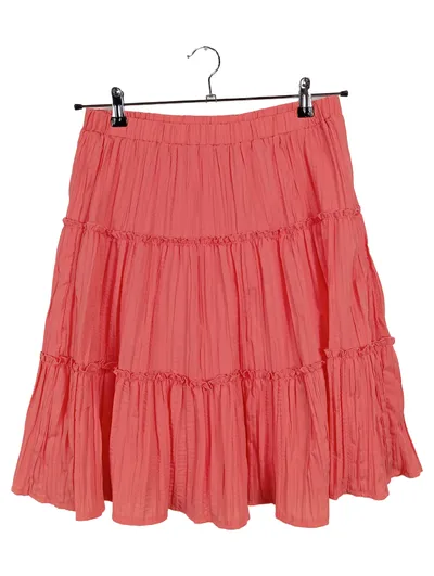 Boule Damen Volantrock Pink Gr. S Rüschen Minirock Freizeit