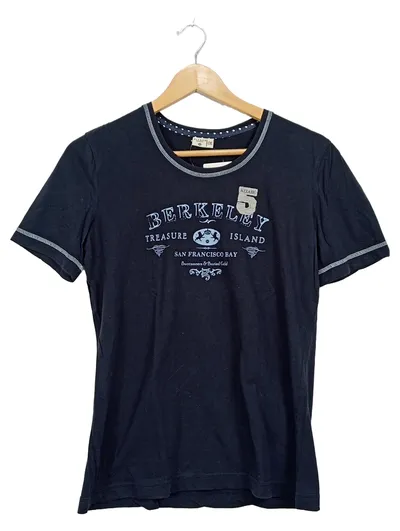Kitaro Damen T-Shirt Berkeley San Francisco Bay Gr. M Blau