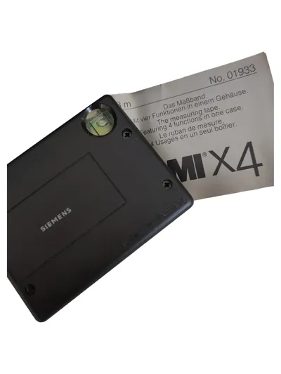 BMI X4 Maßband 3m mit Wasserwaage 4 Funktionen Made in W-Germany Siemens