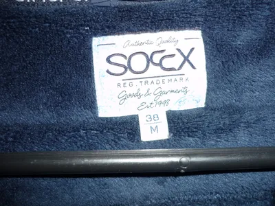 SOCCX Damen Fleecejacke Sweatjacke Blau Gr. M 38 Stehkragen