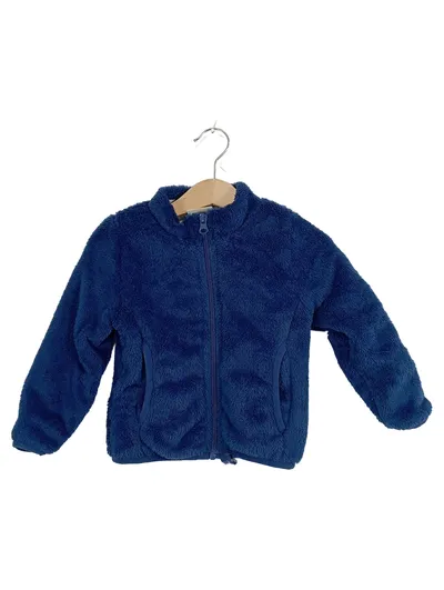 Impidimpi Kinder Fleecejacke Gr. 92 Blau Langarm Outdoor Freizeit Reißverschluss