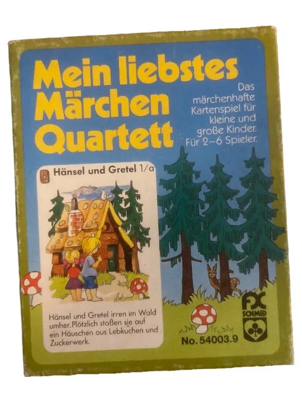 Mein liebstes Märchen Quartett F.X. Schmid Kartenspiel Nr. 54003.9 1