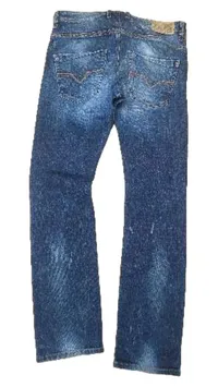 Diesel Herren Jeans Regular Fit W31/L32 Blau Denim Used Look 3