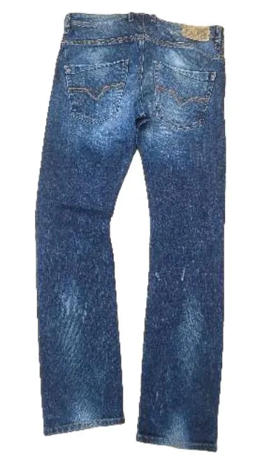 Diesel Herren Jeans Regular Fit W31/L32 Blau Denim Used Look 3
