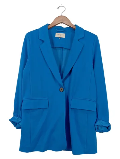 FREE/QUENT Damen Blazer Gr. 36/S Blau Modern Business Polyester