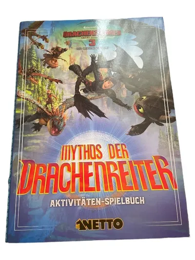 Netto Mythos der Drachenreiter Activity Buch Kinder Drachen Motiv Papier