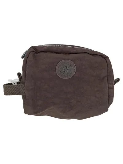 Kipling Kosmetiktasche Braun Praktisch 15x12cm Damen Make-up Tasche