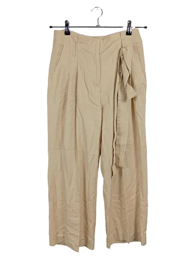 Y.A.S Damen Stoffhose Elegant Beige Gr. M Business