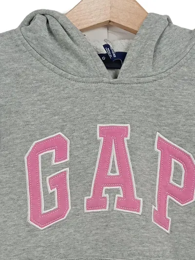 GapKids Kapuzenpullover Mädchen Gr. XS/110 Grau Casual Hoodie