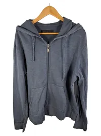 DRYKORN Herren Kapuzenpullover Hoodie Reißverschluss Grau Gr. M Baumwolle 1
