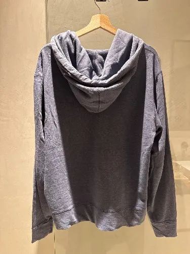 DRYKORN Herren Kapuzenpullover Hoodie Reißverschluss Grau Gr. M Baumwolle 2