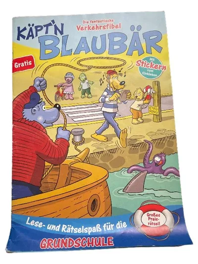 Käpt'n Blaubär Verkehrsfibel Activity Buch Kinder Lernen Farbenfroh