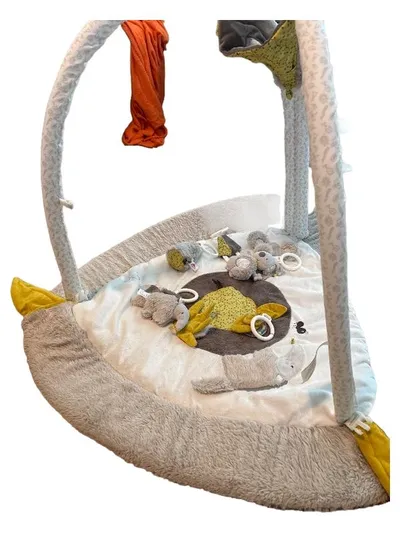Fehn Spielbogen Krabbeldecke Baby Kinder Mehrfarbig Spielmatte