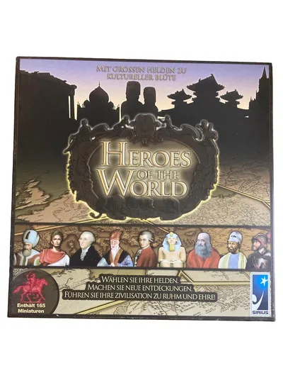 Sirius Heroes of the World Brettspiel Weltgeschichte Zivilisation Strategie