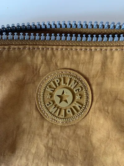 Kipling Basic Freedom Federmäppchen Federtasche Braun mit Affen-Anhänger