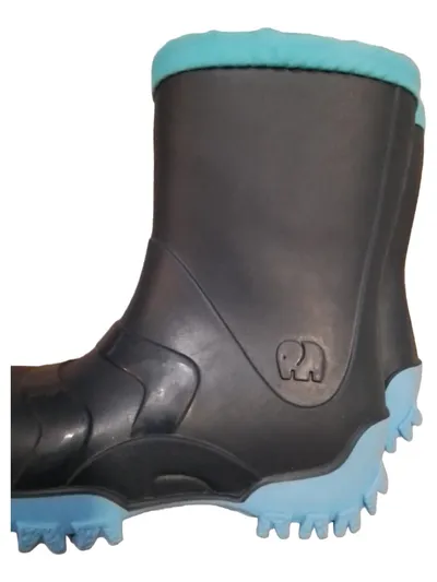 Elefanten Kinder Gummistiefel Gr. 21 Blau Dunkelblau gefüttert