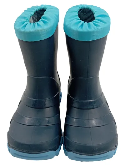 Elefanten Kinder Gummistiefel Gr. 21 Blau Dunkelblau gefüttert