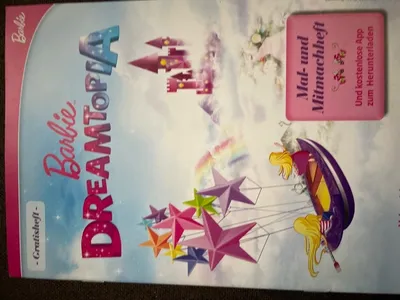 Barbie Dreamtopia Mal- und Mitmachheft Activity Buch Mädchen Papier