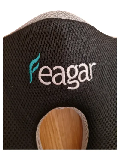 Feagar Sitzkissen Orthopädisch Steißbein Entlastung Schwarz 40cm
