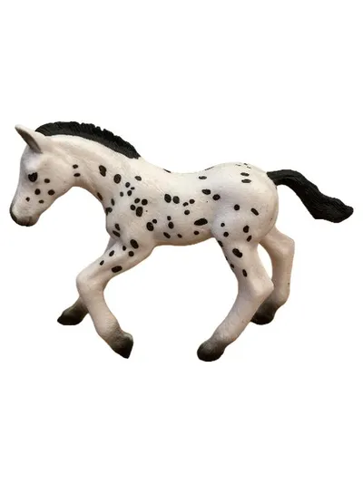 Schleich Appaloosa Fohlen Pferd Spielfigur Horse Club weiß 7.5cm