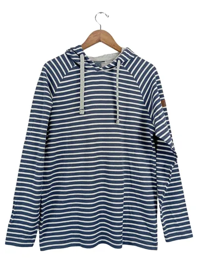 Elkline Damen Kapuzenpullover gestreift Gr. 40/L Langarmshirt Hoodie