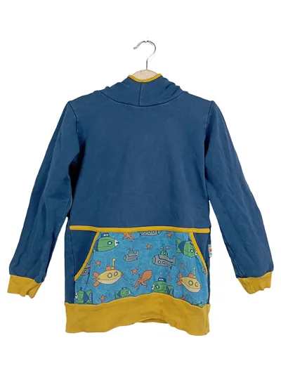 BABAUBA Kinder Kapuzenpullover Gr. 110 Mehrfarbig Tiermotiv U-Boote
