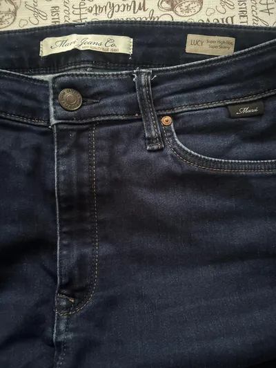 Mavi Jeans Lucy Super High-Rise Skinny Damen Jeans Blau Gr. W29/38/M