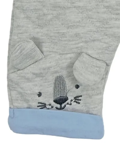 Liegelind Baby Jogginghose Maus Tiermotiv Grau Gr. 62 Baumwolle Casual