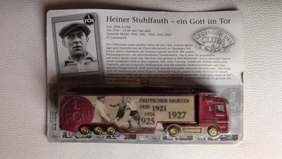 Tucher Bräu 1. FCN Deutscher Meister LKW Modell Heiner Stuhlfauth 1:87