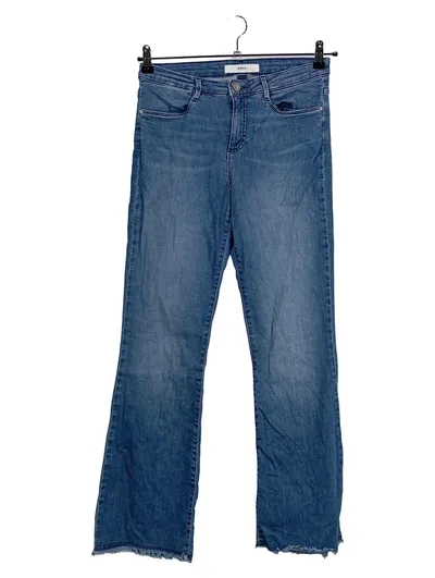 BRAX Damen Jeans Hose Bootcut Gr. 36 Blau Casual Stretch Denim