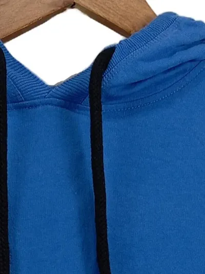 BLAUMAX Damen Kapuzenpullover Hoodie Gr. 38/M Blau Casual Baumwolle