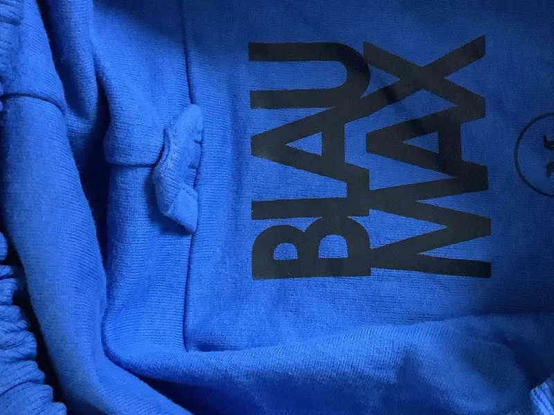 BLAUMAX Damen Kapuzenpullover Hoodie Gr. 38/M Blau Casual Baumwolle 5
