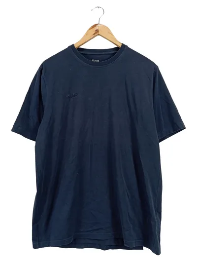 JAKO Sport T-Shirt Herren Gr. L Blau Baumwolle Kurzarm Basic