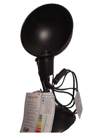 Aurosens Tischlampe Spot Metall Schwarz Modern 35cm Tischleuchte