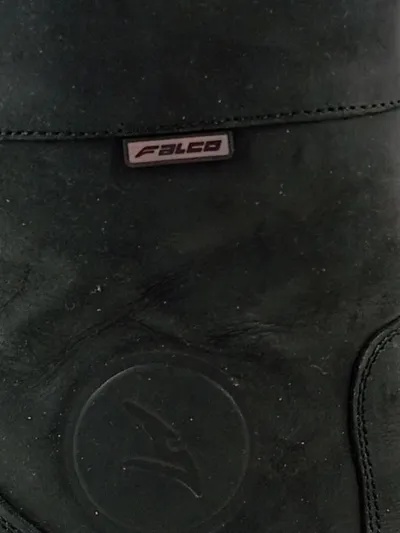 FALCO Hightex Motorradstiefel Damen Gr. 36 Schwarz Leder Wasserdicht