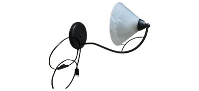 HONSEL Tischleuchte Klassisch Braun Metall Lampe E27 H45cm B21cm