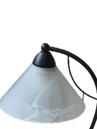 HONSEL Tischleuchte Klassisch Braun Metall Lampe E27 H45cm B21cm 2