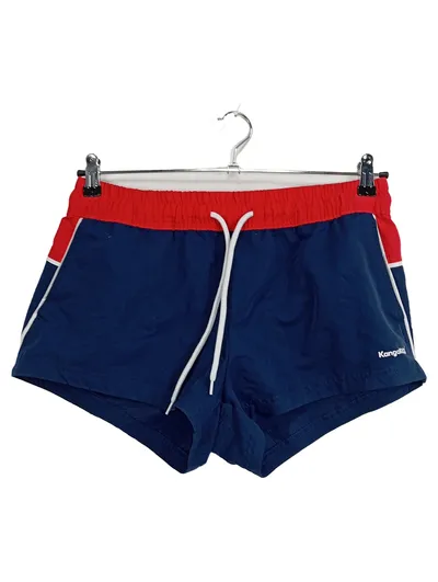 KangaROOS Damen Badeshorts Gr. 38/M Sportlich Blau Rot Schwimmshorts