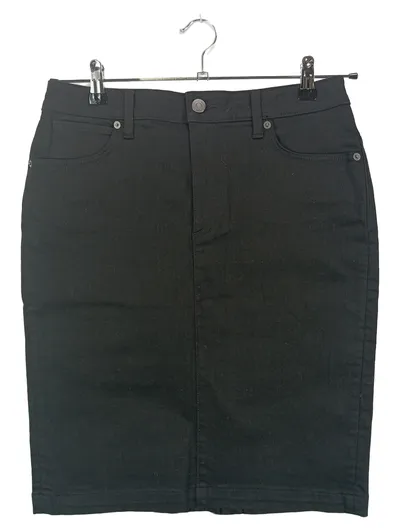 Burberry Brit Damen Bleistiftrock Gr. 40 Schwarz Business Baumwolle