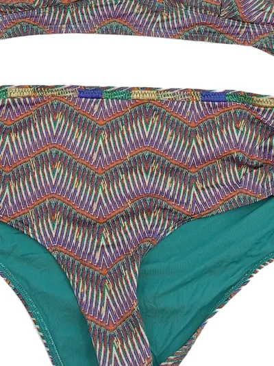 Aubade Bikini Damen Gr. 40 Mehrfarbig Bohemian Ethno Schleife Quaste Träger