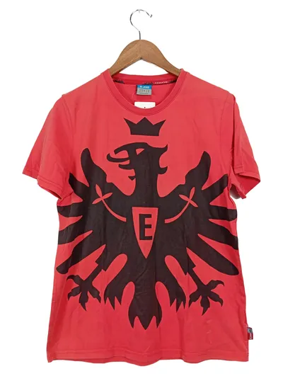 JAKO Herren T-Shirt Rot mit Adler Motiv Gr. 48/M Baumwolle Sportlich