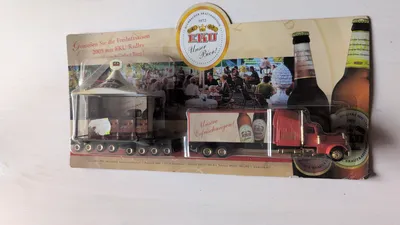 EKU Spielzeugauto LKW mit Bierflaschen Mehrfarbig Sammlerstück
