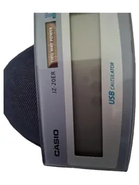 Casio JZ-20ER Taschenrechner Silber Büro Rechner Tischrechner 2