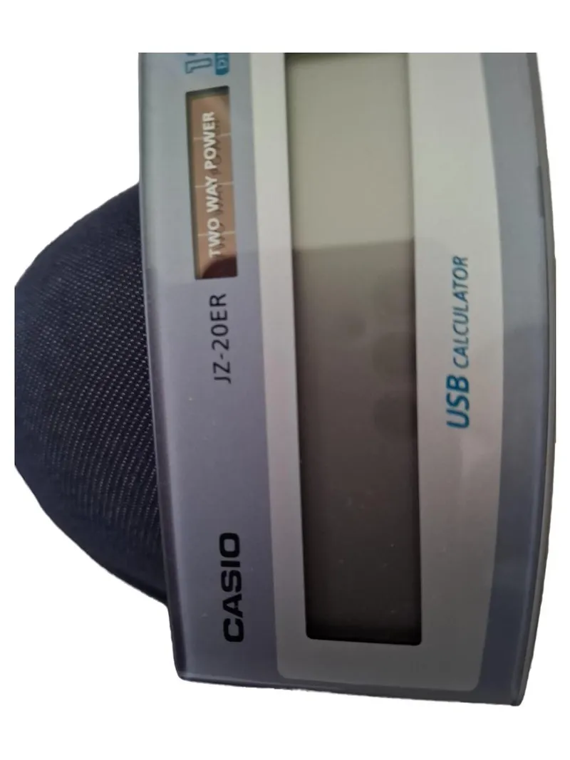Casio JZ-20ER Taschenrechner Silber Büro Rechner Tischrechner 2