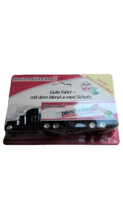 Blend-a-med LKW Modell Spielzeugauto Truck Schwarz Sammlerstück